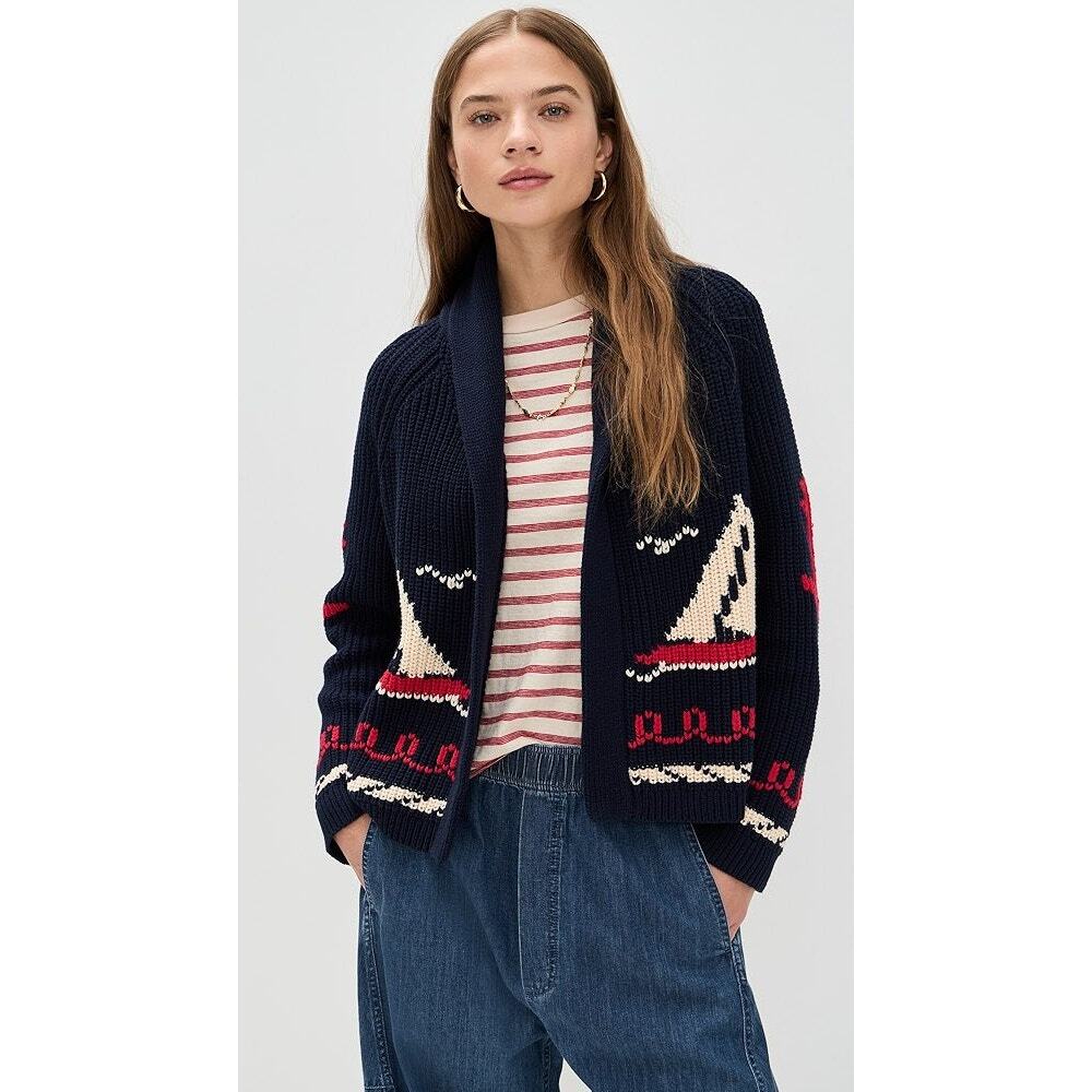 The Great The Sailboat Lodge Cardigan size 1 US S small